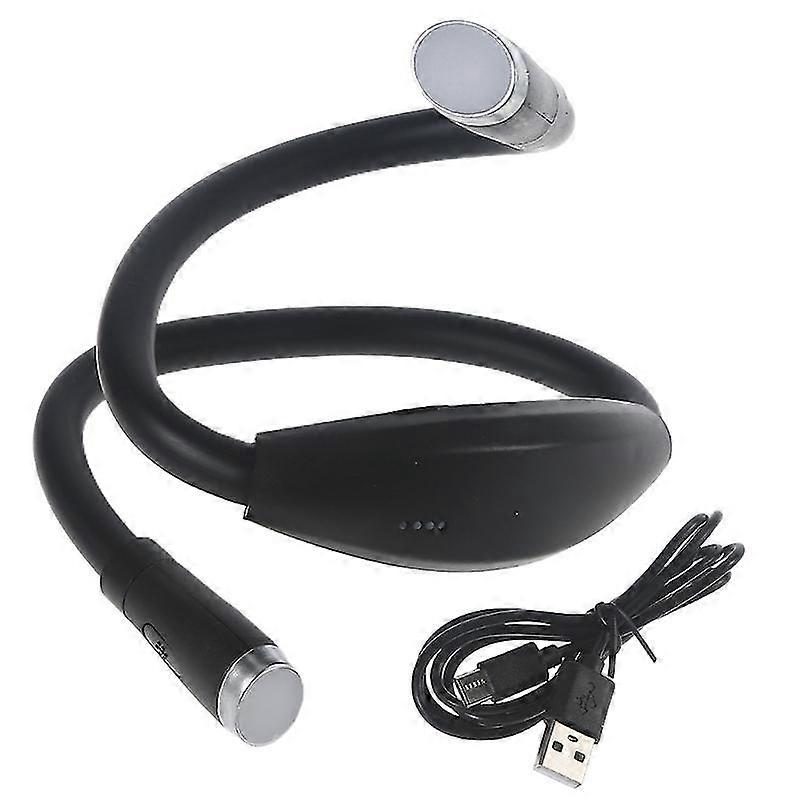 Rechargeable Led Neck Reading Light Book Light Bendable Arms Long Lasting