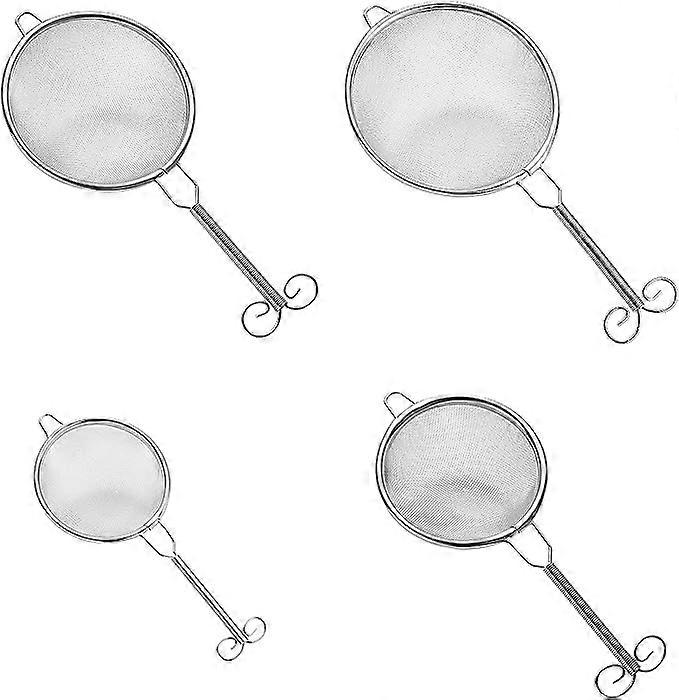 4 Pcs Tea Sieve Corrosion Resistant Tea Strainers Multifunctional Tea Filter for Cooking