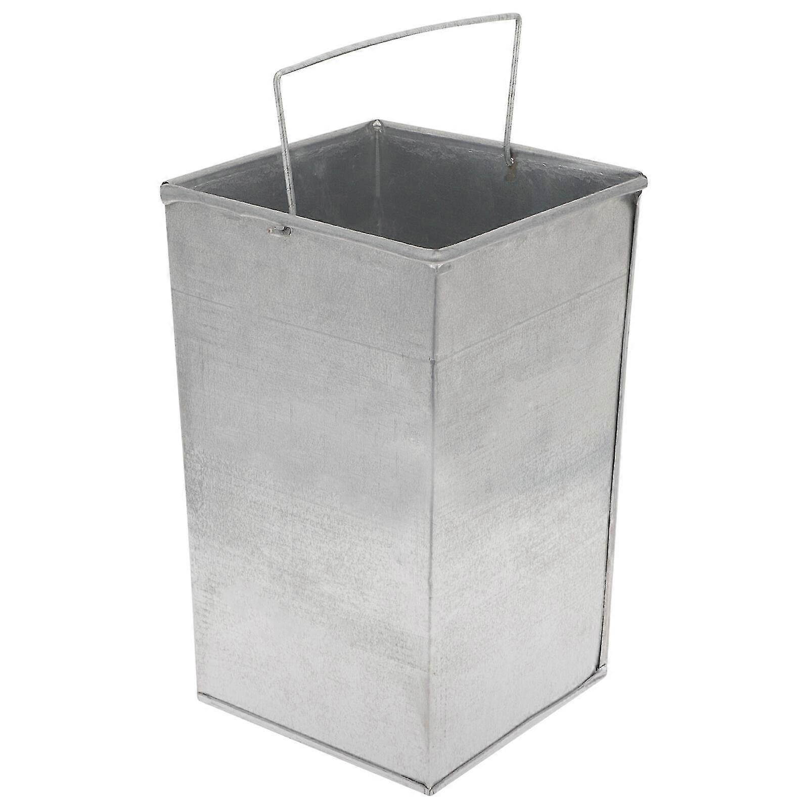 Outdoor Metal Trash Bin Inside Bucket  Portable  Bucket Multipurpose Bucket With Handle