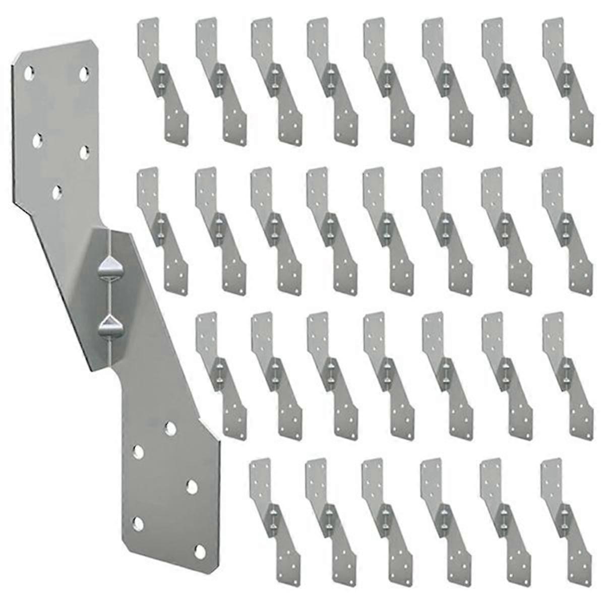 50Pcs ισχυρός-γραβάτα H2.5A, ΓΑΛΒΑΝΙΣΜΈΝΟΣ ΕΝ ΘΕΡΜΏ ΧΆΛΥΒΑΣ ΒΑΡΈΩΝ ΚΑΘΗΚΌΝΤΩΝ ΤΥΦΏΝΑΣ ΓΡΑΒΆΤΑ, ΔΙΚΤΥΏΜΑΤΑ ΤΥΦΏΝΑ