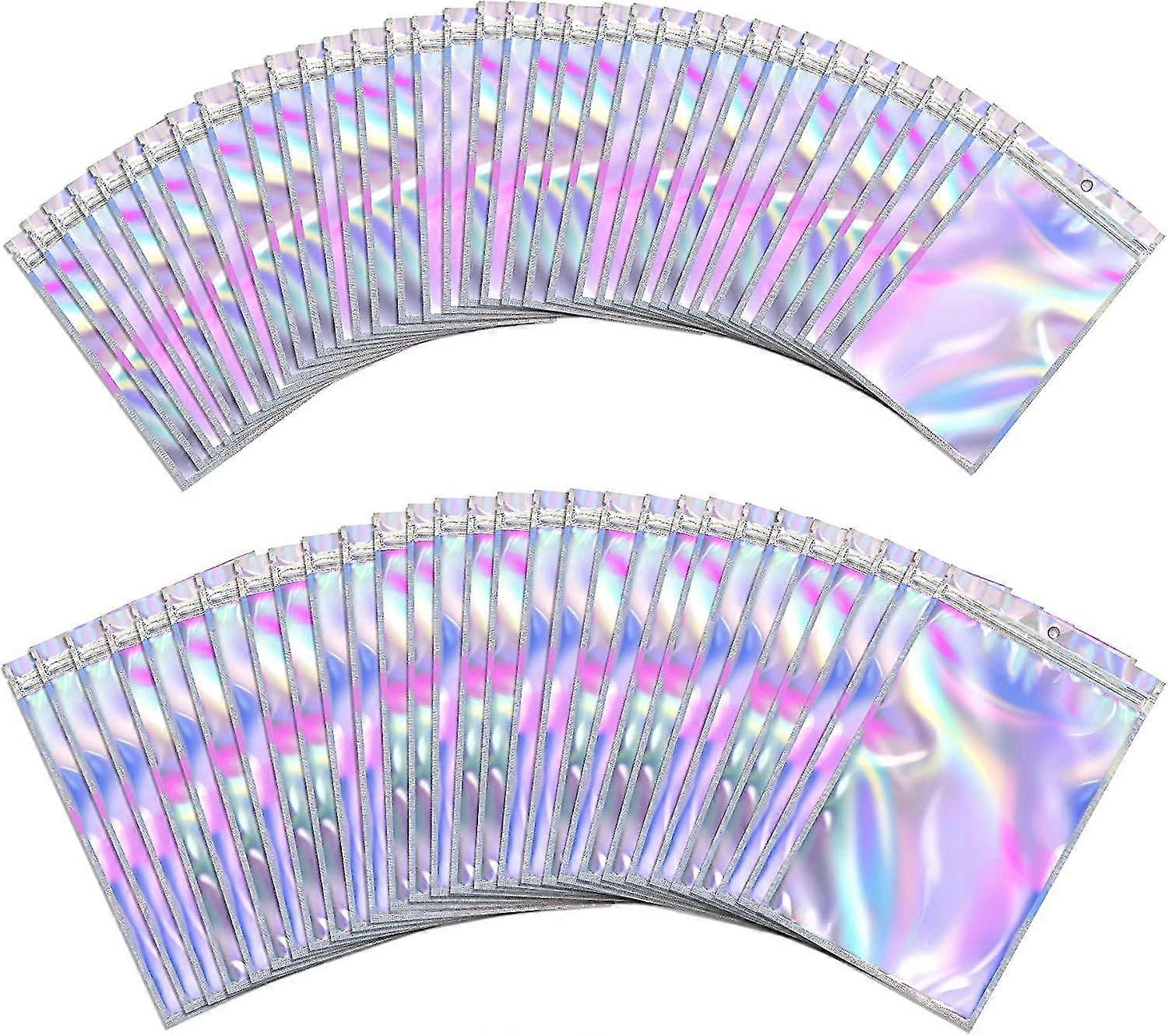 200 Pieces Resealable Deodorant Bags Foil Bags,self Sealing Zipper