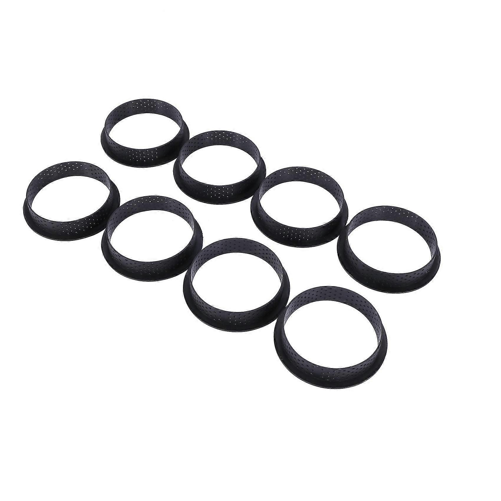 24 Pcs Perforated Cake Pan Cutter Round Shape Foam Circle Ring Decorating