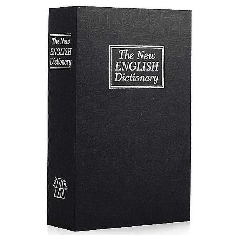Dictionary Book Safe Diversion Secret Hidden Security Stash Booksafe Lock&key Black