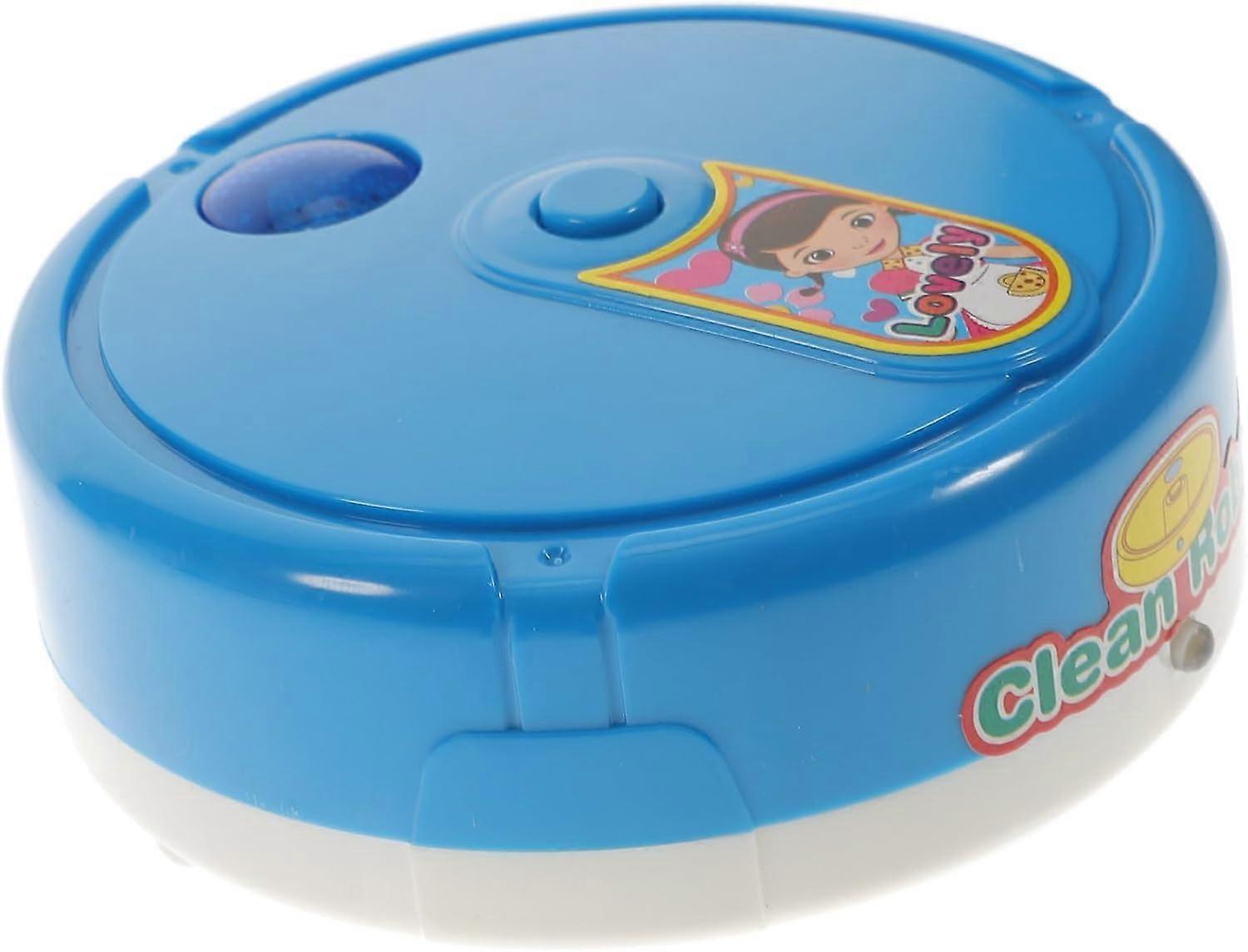 1pcスイープロボットキッズプレイバキュームトイ幼児用掃除機ロールプレイおもちゃ子供掃除機クリエイティブクリーニングアプライアンスロボット掃除機