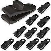 12 Pieces Set of Locking Clips Multi-Function Secure Tarp Clips for Camping Canopy Activities