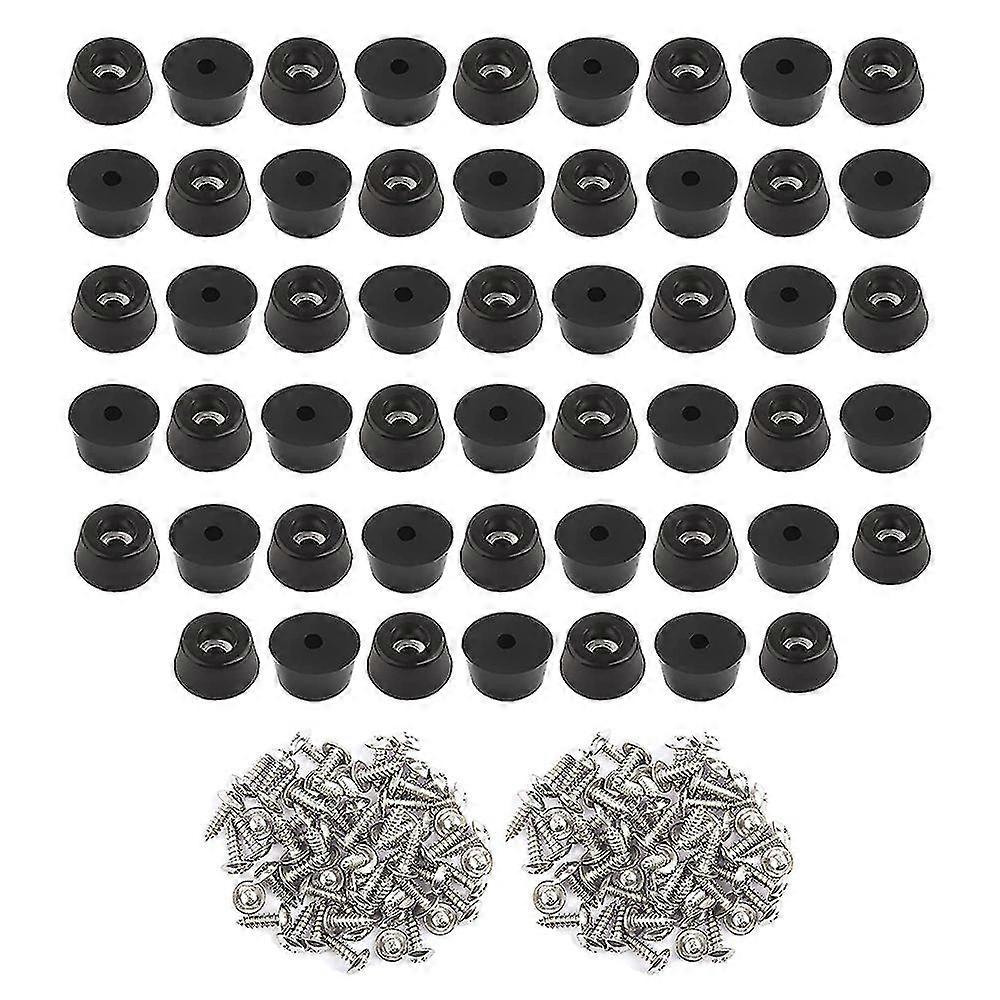 52PCS pour planche à découper (0,31 x 0,59 pouce) pieds de planche à découper en caoutchouc anti-rayures pour chaises et autres meubles