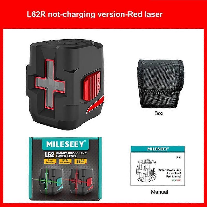 L62R 2 Lines Laser Level Cross Line Self-levelling Red Green Beam Laser Level Horizontal And Vertical Cross Home Tools
