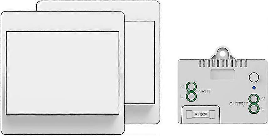 self-powered wireless switch, battery free, wireless remote control, waterproof, safe (1 tb 2)
