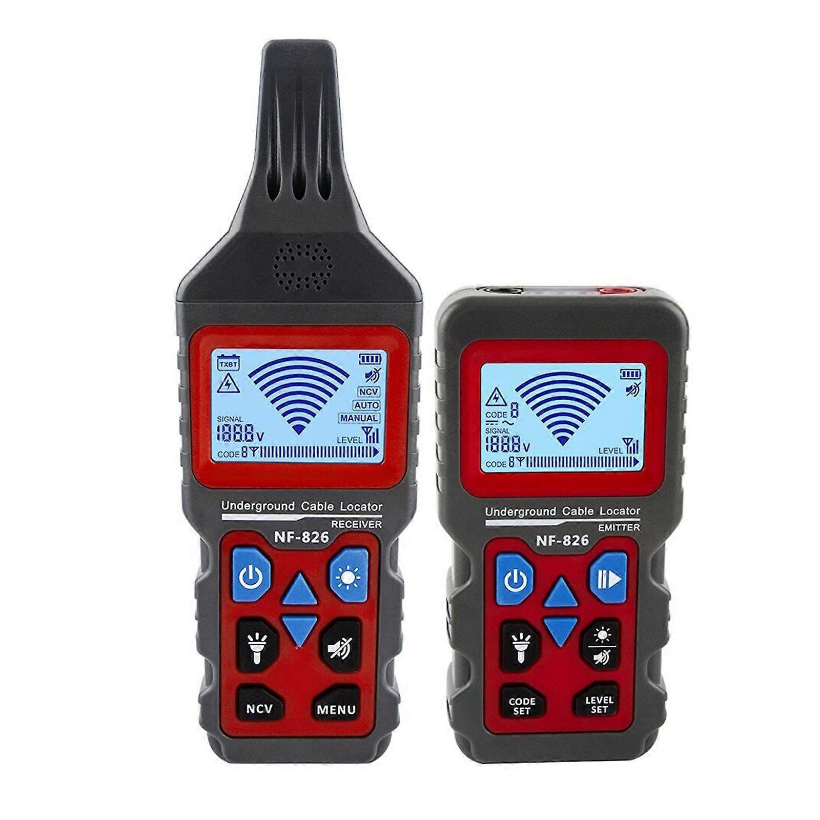 NF-826 Underground Cable Tester Electrical Locator Wire Tracker Detection Wall Fg