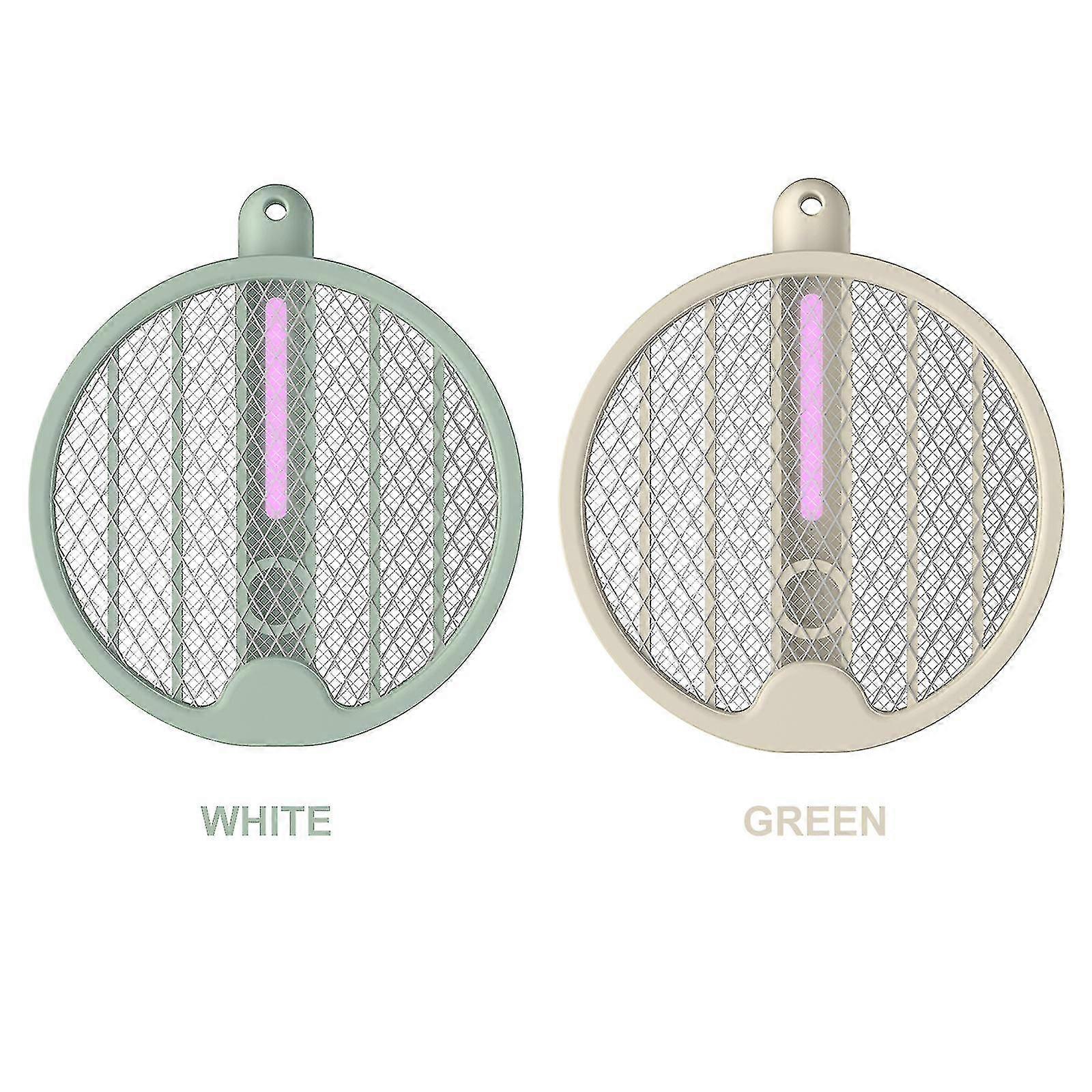 Mosquito Killer Racket Electric Foldable Indoor Bug Zapper Green