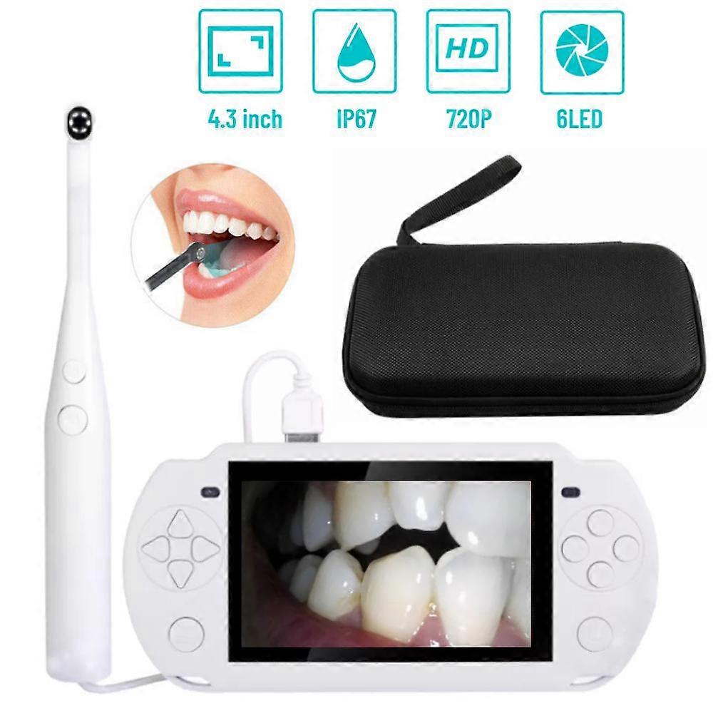 Redkid 4.3-inch IPS screen Hand-held HD family oral examination physician assistant endoscope camera