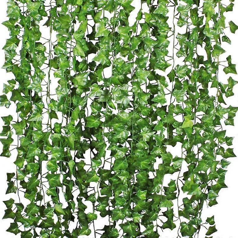 12pcs 2.1m Fake Ivy Leaves Fake Vines Artificial Hanging Plants
