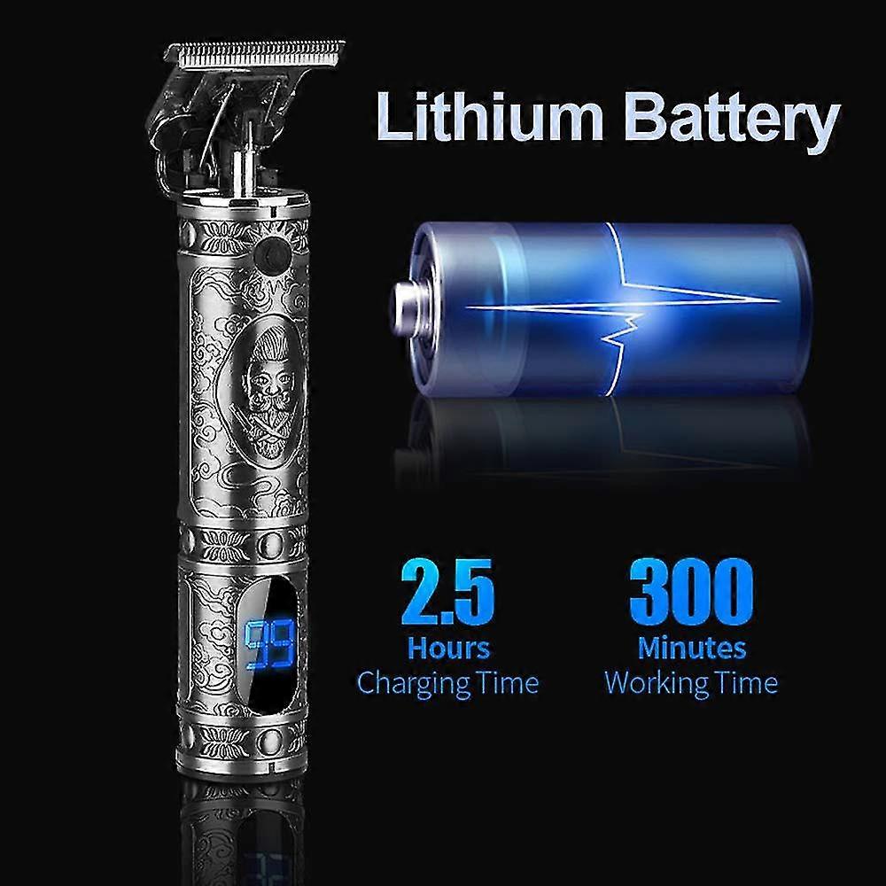 Tondeuse à cheveux compatible avec les hommes, tondeuses sans fil zéro gapped compatibles avec la coupe de cheveux