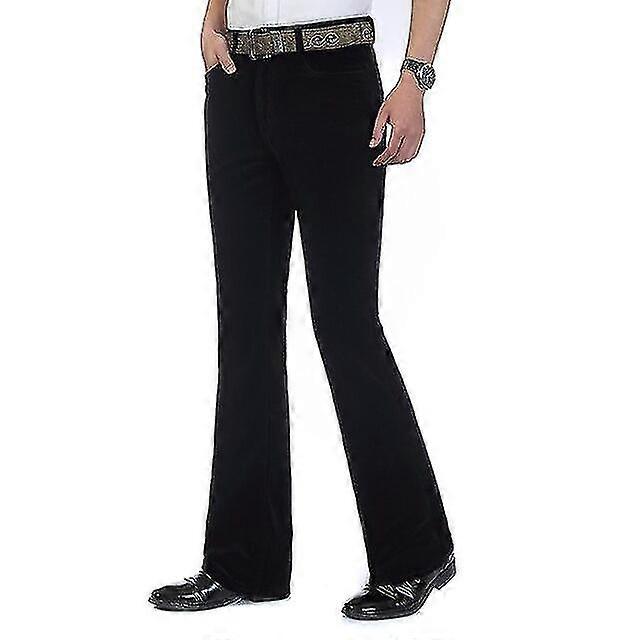 Men's Corduroy Casual Pants Flared Sole Stretch Pant-DF