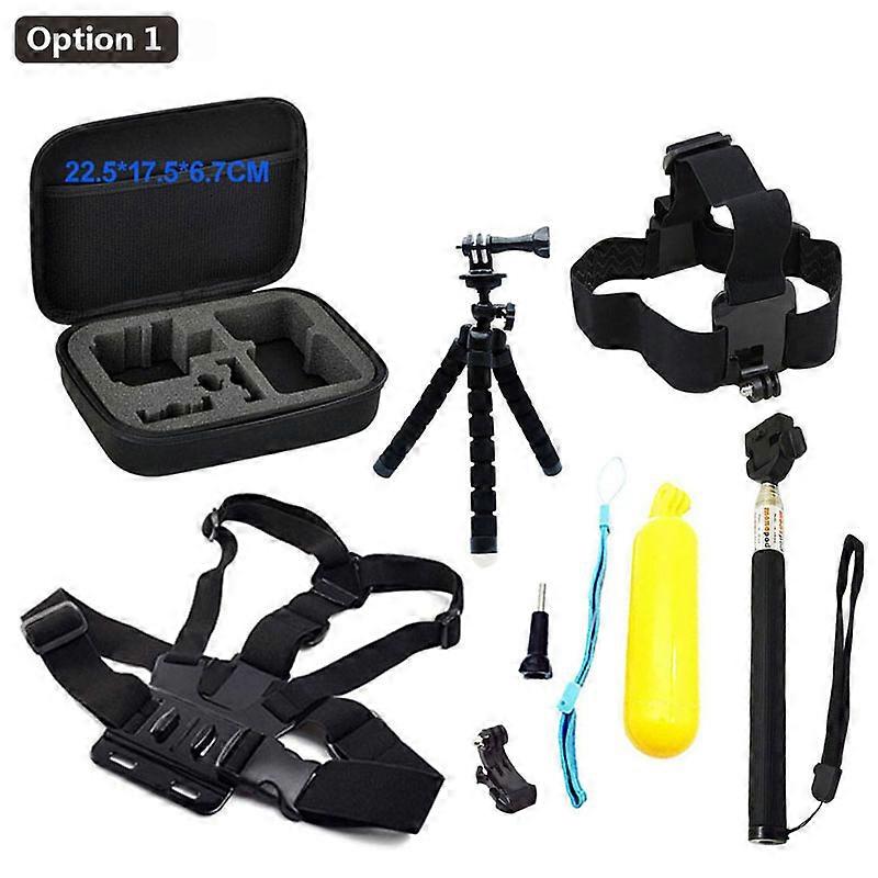 Tripod Accessories For GoPro Hero 10 9 Mount Floating Bobber Selfie Stick For Go Pro 8 7 6 5 4 3 SJ4000 ENEK H9R Camera