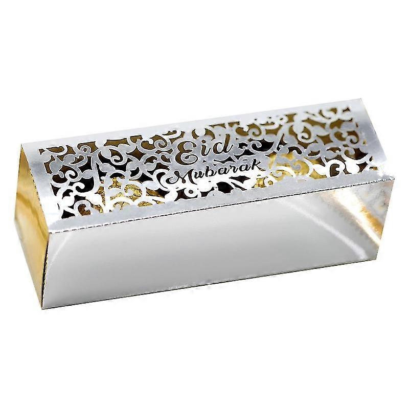 50pcs Eid Mubarak Candy Box Holle Bloem Vine Ramadan Chocolade Gift Boxes