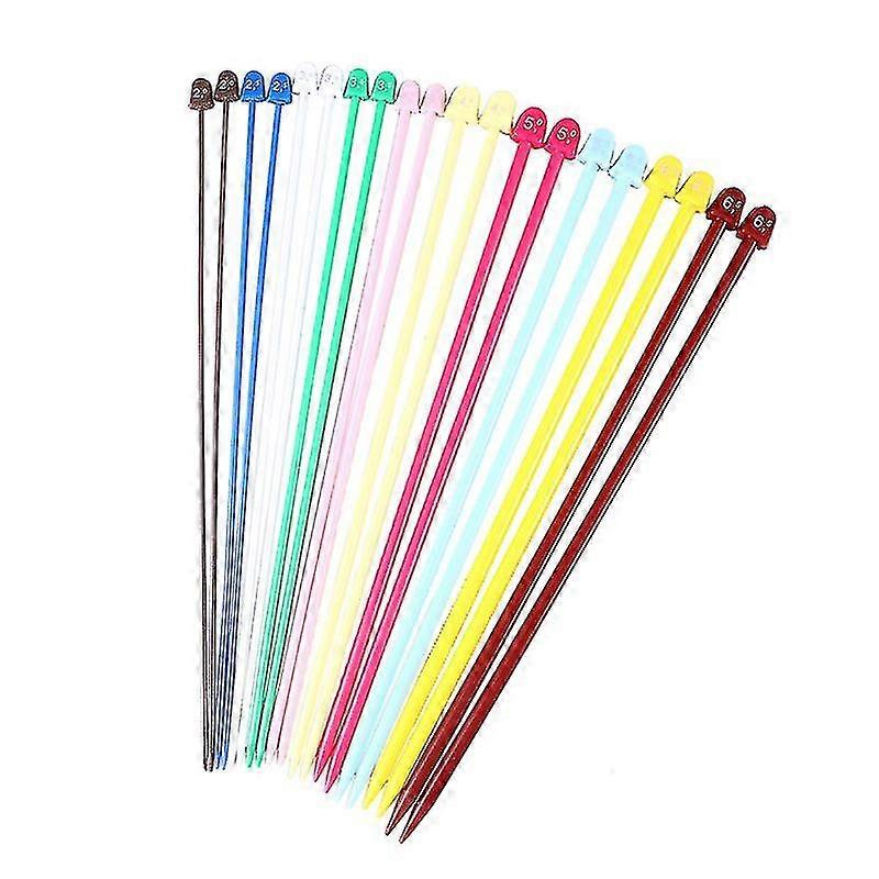 Abs Plastic & Steel Wire Plastic Knitting Needles