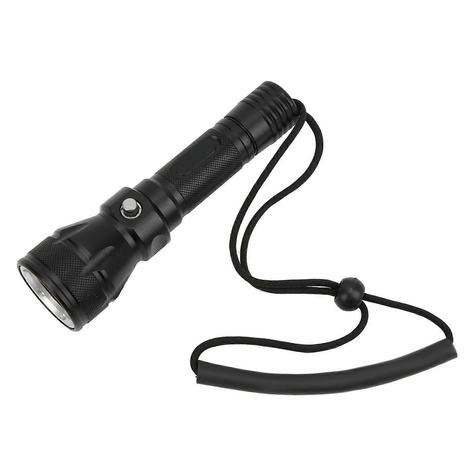A24 Diving Flashlight Waterproof Portable Scuba Diving Light 3 Lighting Modes Underwater Torch