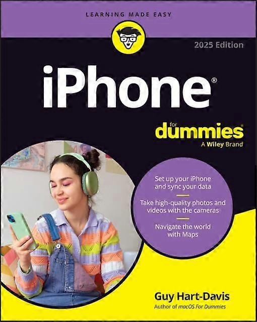 Iphone For Dummies 2025 Edition by Guy HartDavis Paperback Book