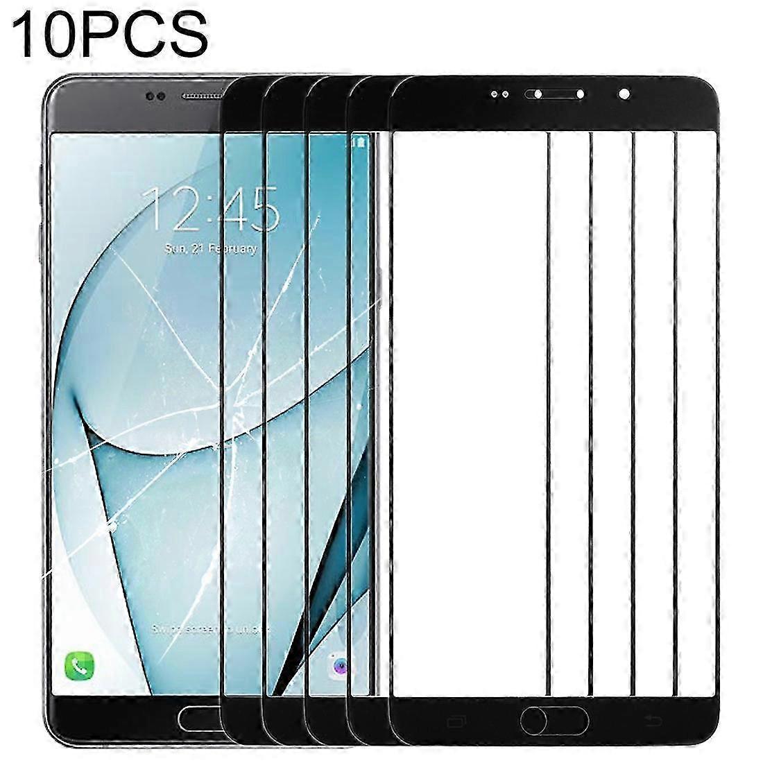 10 PCS Front Screen Outer Glass Lens Compatible  Galaxy A9 (2016)