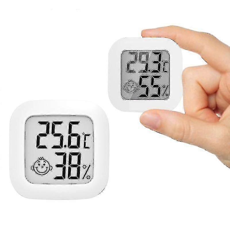 Mini Indoor Thermometer Digital Lcd Temperature Sensor Humidity Room Hygrometer Gauge Meter Thermometer Weather Station