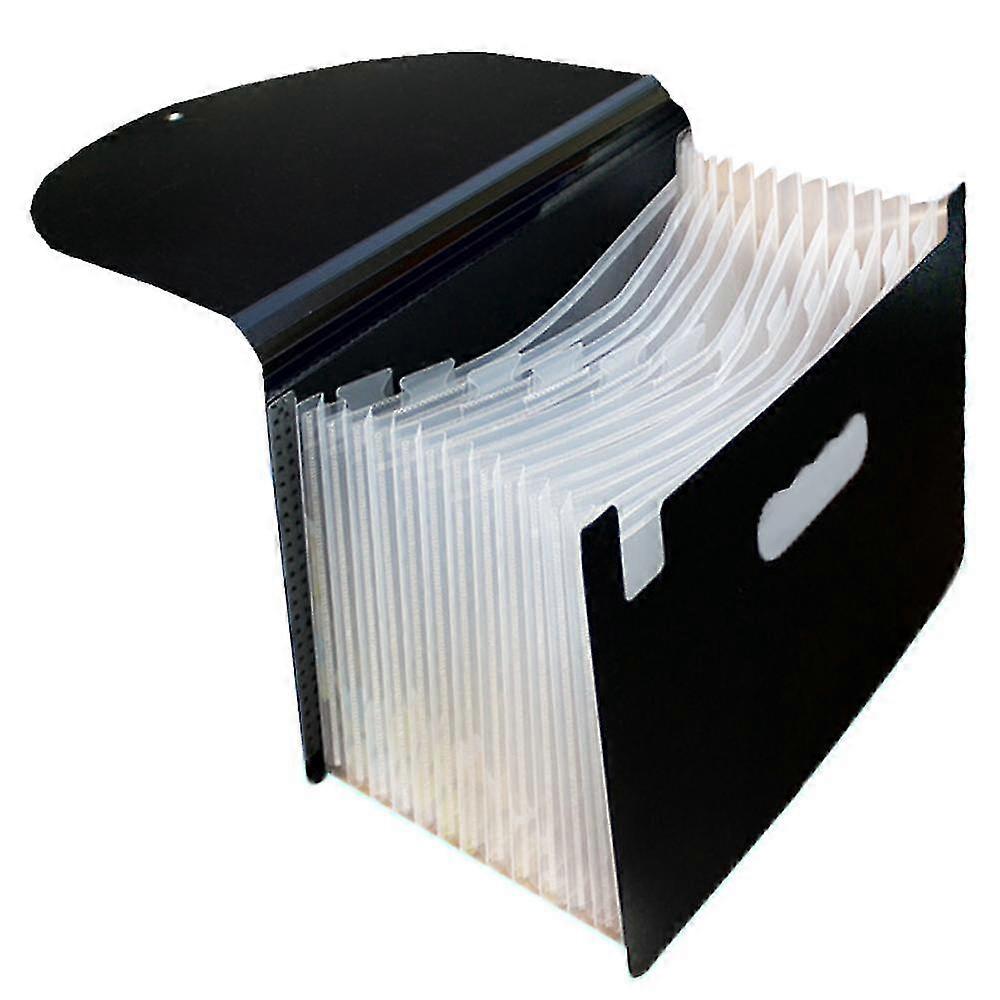 Desk Stand Receipt Folder - 13 Pockets Expanding Accordion Large Capacity  Document Folder