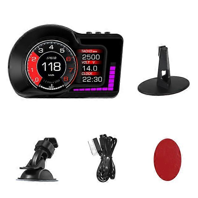 F15 OBD HUD Head Up Display Diagnostic Tools GPS Speedometer Milometer Clock Brake Ignition Test Gauge Interior Car Accessories