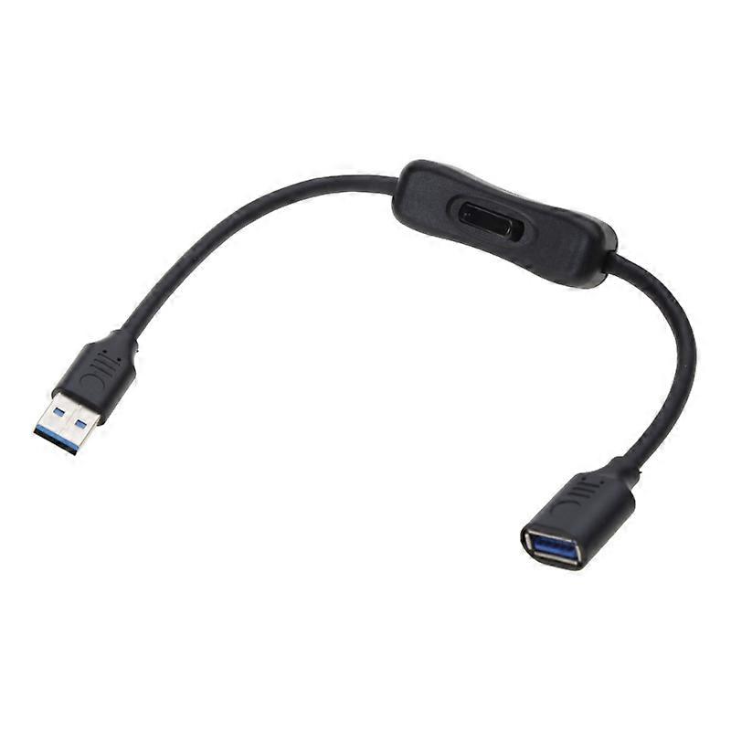 Data Sync Line USB3.0 Extender Cord USB Extension Cable Wire with ON OFF Switch