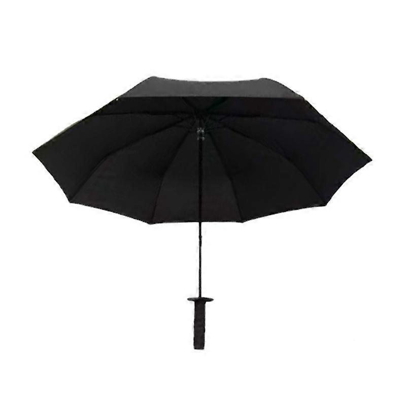 Creative folding umbrella Japanese samurai sword umbrella windproof sunscreen rainproof personality animation semi-automatic