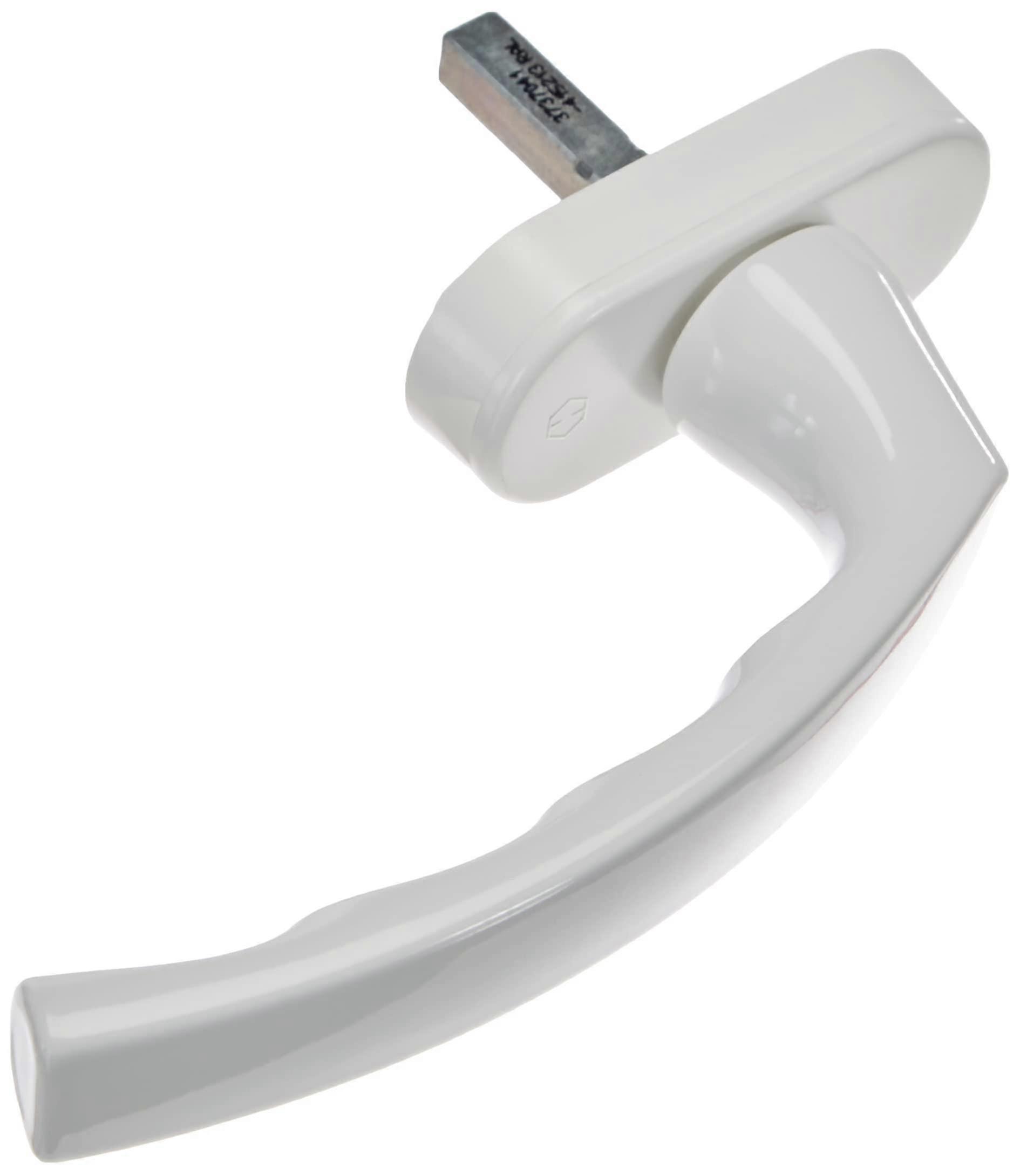 Window handle screwed hidden White 7 x 32 cm