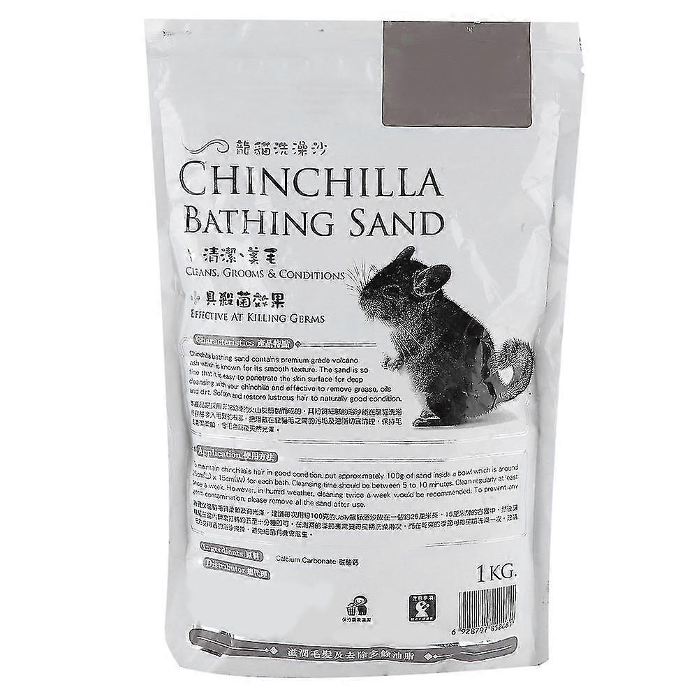 Safe and Deodorizing Small Pets Bathing Sand - Hamster Chinchilla Bath Sand