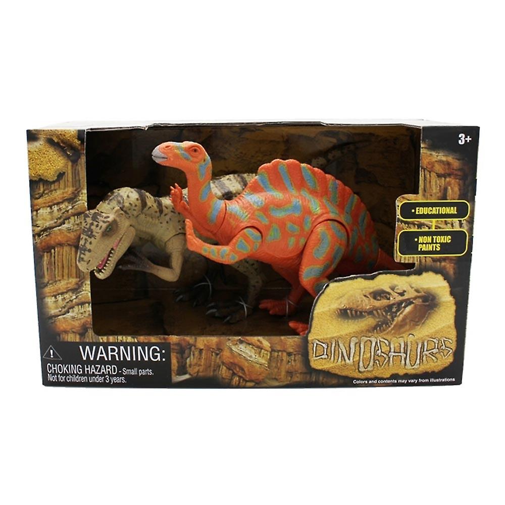 Tedco Extinct World Dinosaurs Duo Boxed Playset Style C