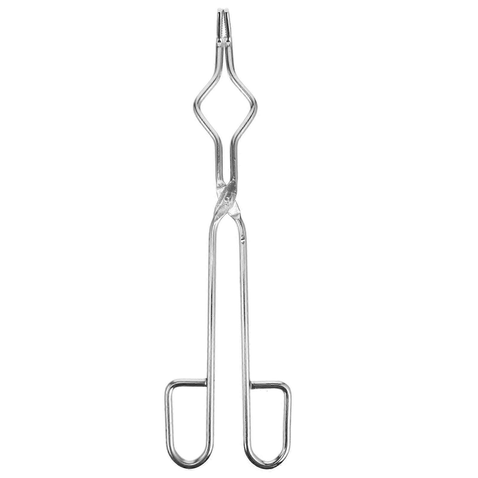 1pc Multi-purpose Laboratory Flask Clamp Crucible Clamp Stainless Steel Clips