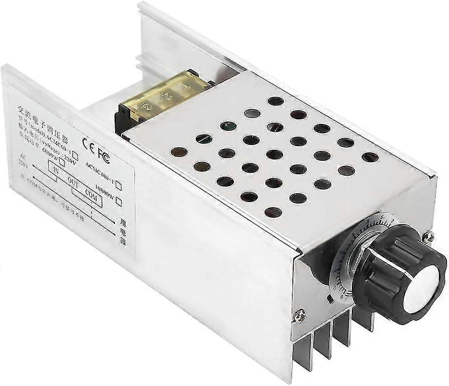 Motor Speed Controller, 6000w Ac 220v Scr Electric Voltage Regulator Dimmer Motor Speed-QJWL