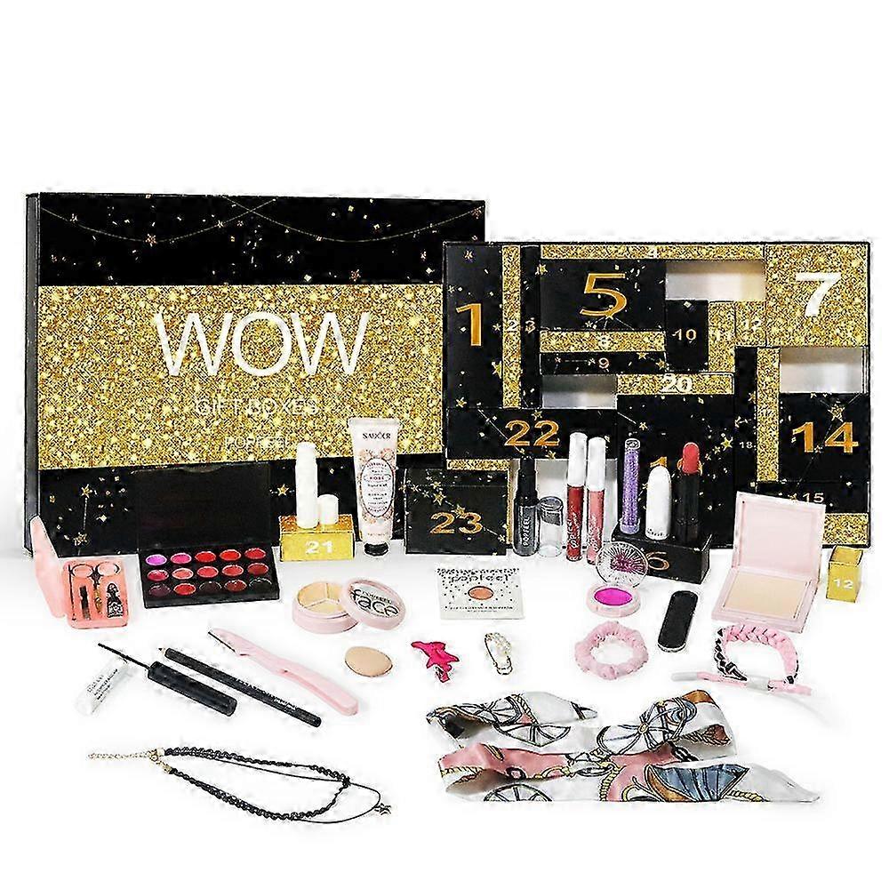 Christmas Makeup Advent Calendar 24 Days Countdown Make Up Cosmetics Kit Blind Box Surprise Gift