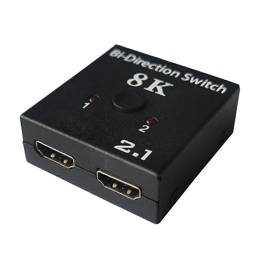 HDMI 2.1 Switch 1 in 2 Out 8K@30hz HDMI Splitter, Bidirectional HDMI Switcher