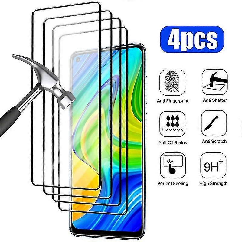 4Pcs Full Cover Protective Glass for Xiaomi Redmi Note 11S Screen Protector