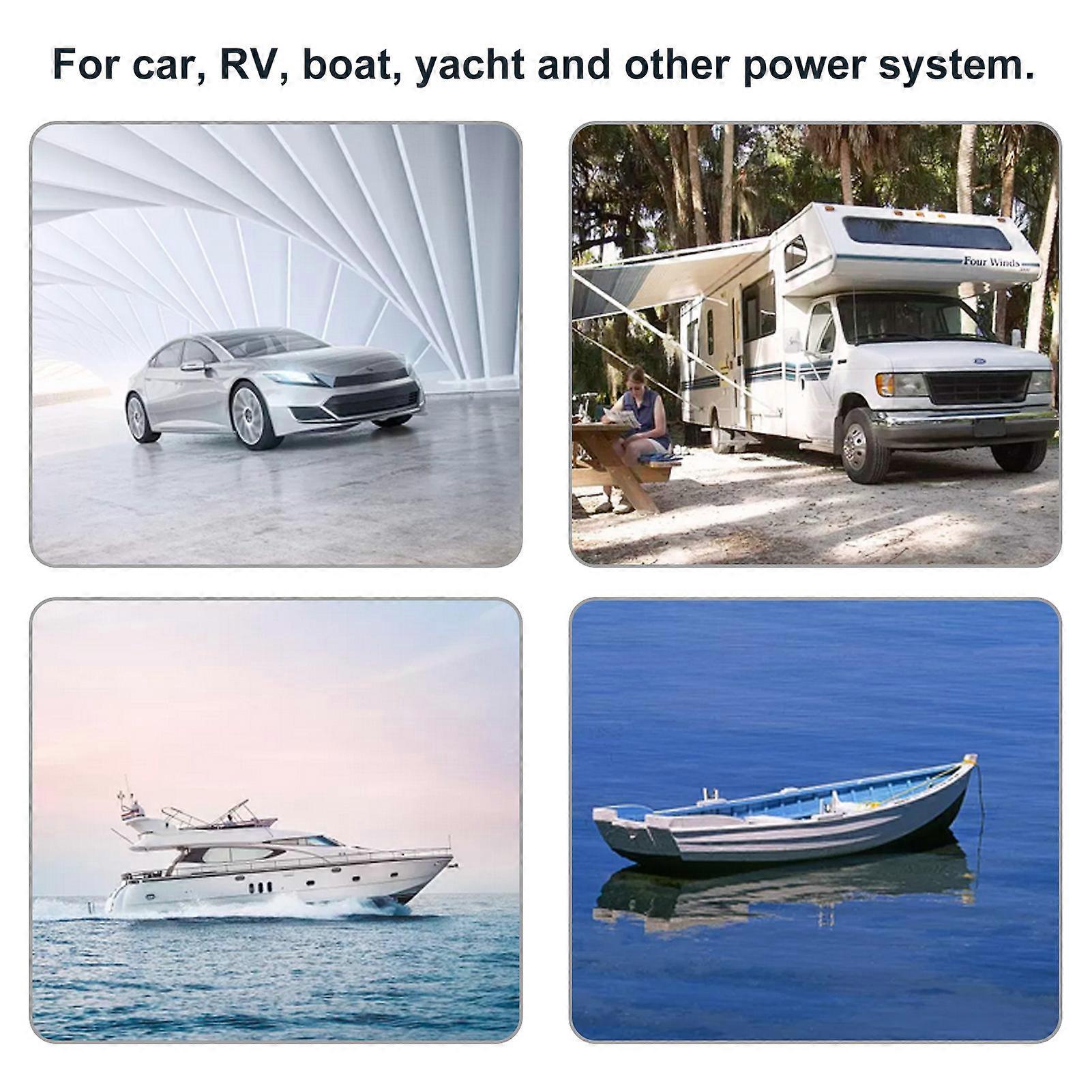 Versatile 6/12 Terminal Ground Distribution Block Kit - Easy Install for Auto & Marine