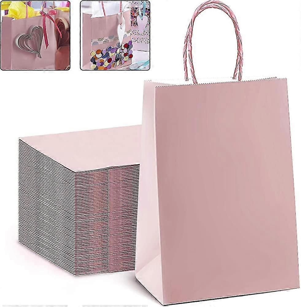 10 قطع هيلي كرافت أكياس ورقية، مقابض أكياس ورقية، هدية ورقة طبيعية