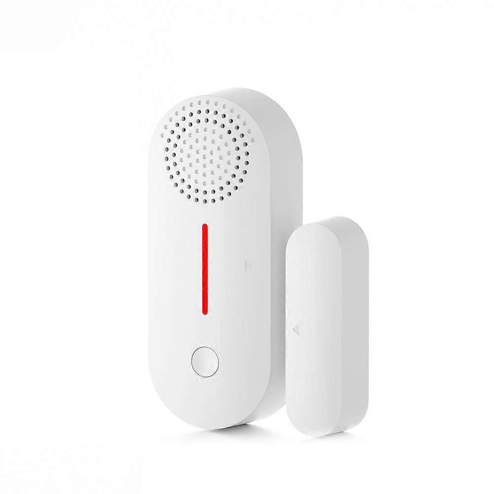Tuya WiFi Intelligent Door Window Sensors Intelligent Home Alarm Devices Wireless Mobilephone APP Remote Monitoring Function Intelligent Linkage Timin