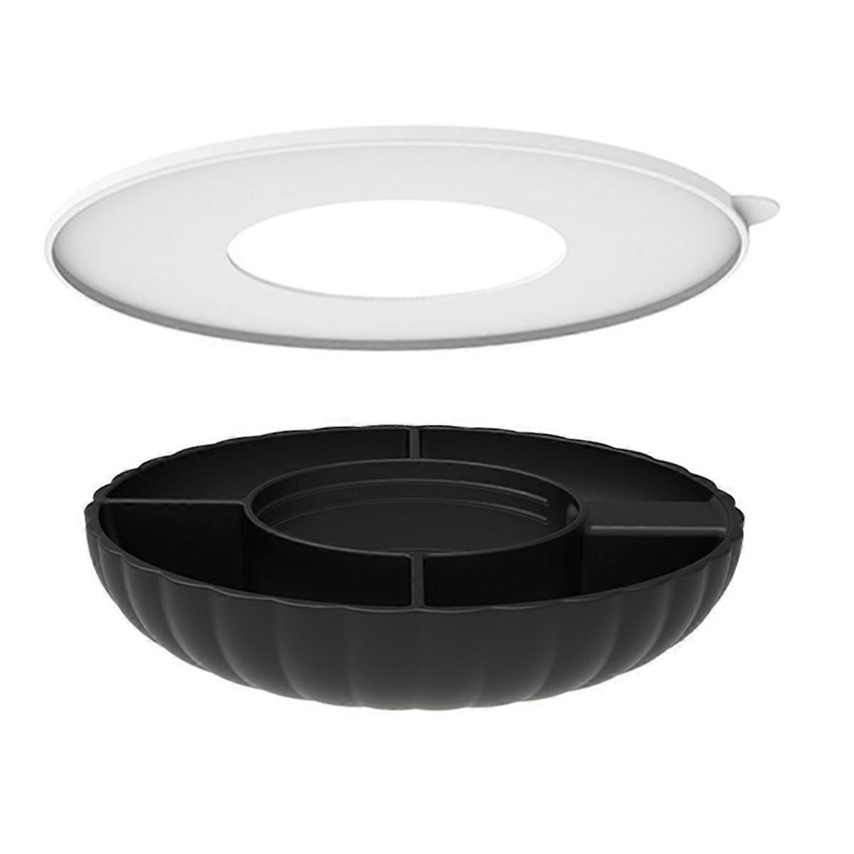 のためのスナックボウル、ハンドルBとクエンチャー1.0 / 2.0 40Ozと互換性のあるシリコーンスナックトレイ