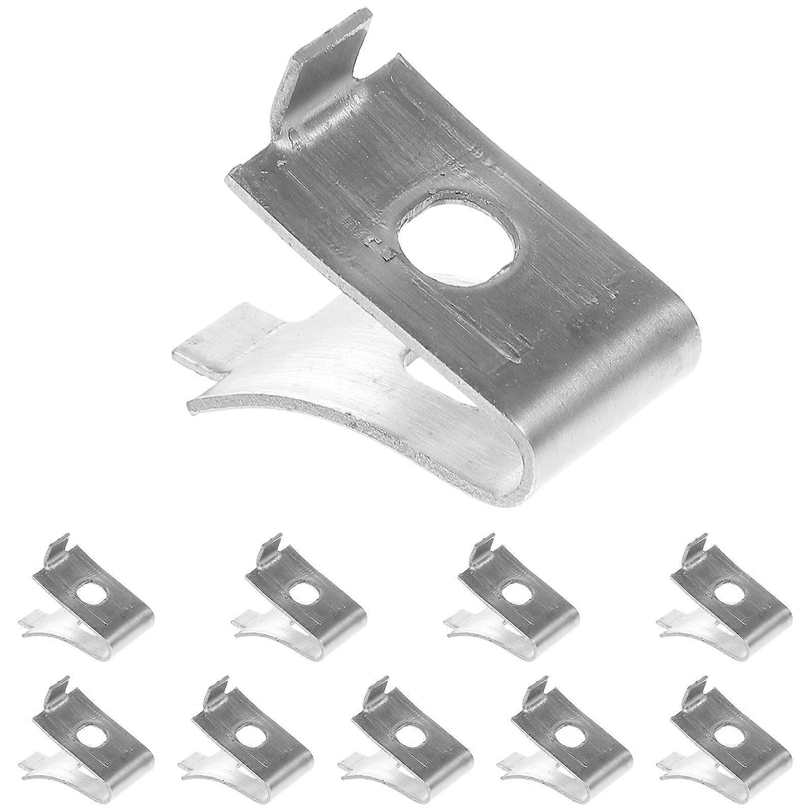 10 Pcs Adjustable Shelving Shelf Support Clip Pilaster Shelf Clips Shelving Bracket Clips