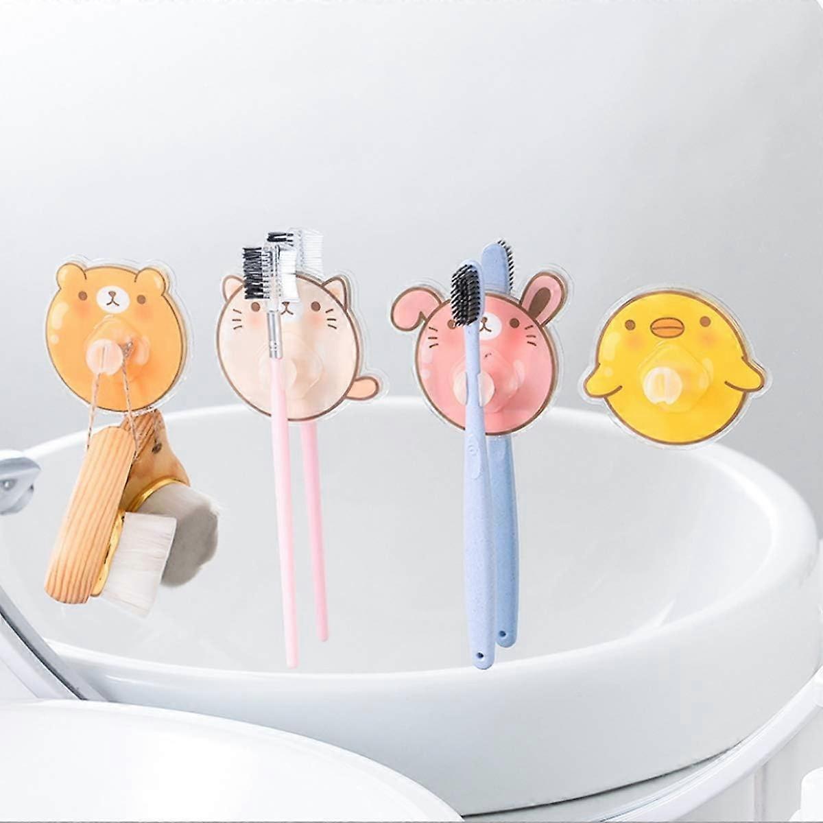 Toothbrush Holder, Multi-Function Wall Storage Hook, Power Plug Socket Holder, Razor Holder