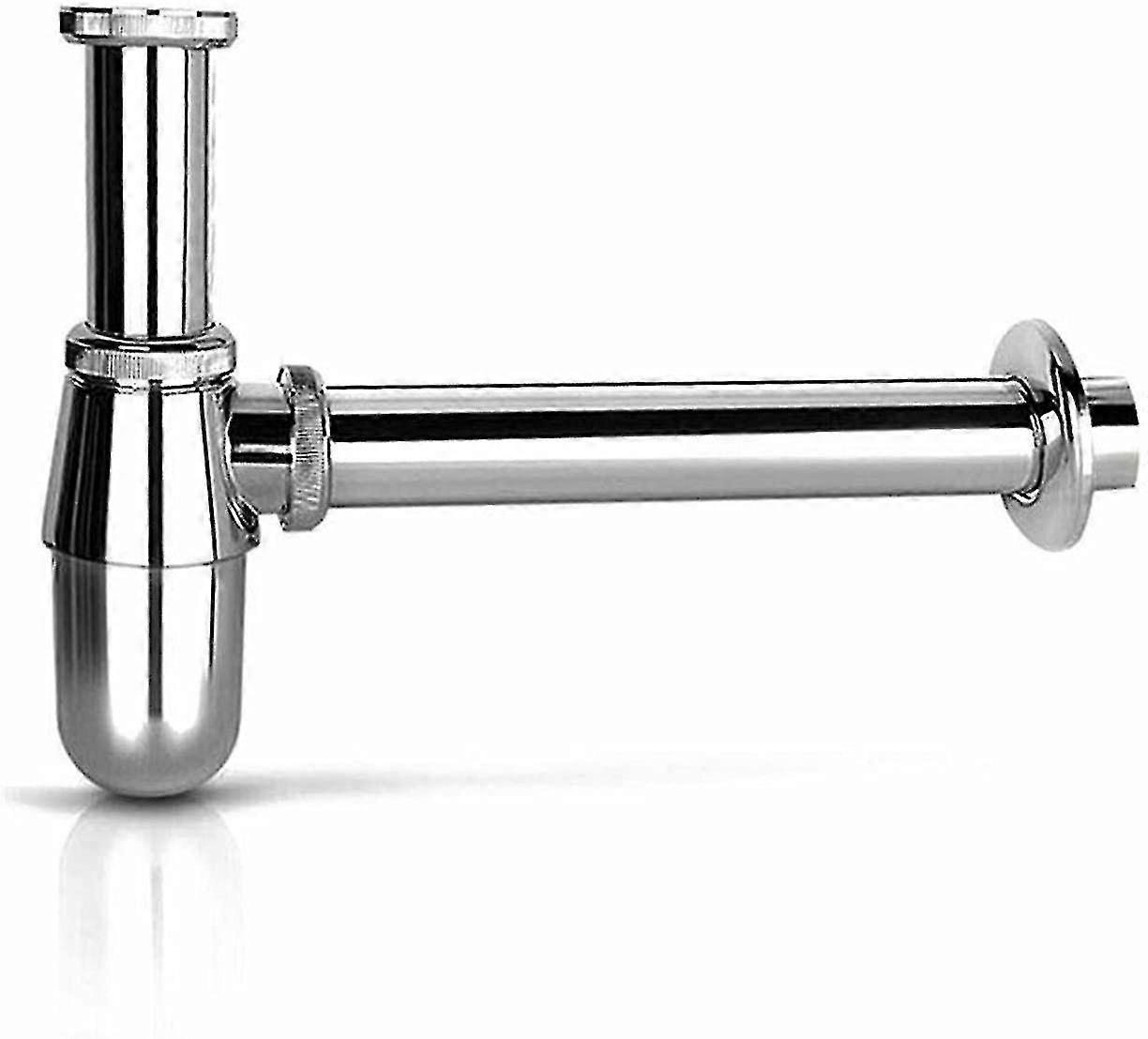 Zinc Alloy Siphon Bottle Siphon Trap,universal G1-1/4 Washbasin Siphon Drain Siphon Washbasin Trap For Bathroom Sink Syphon