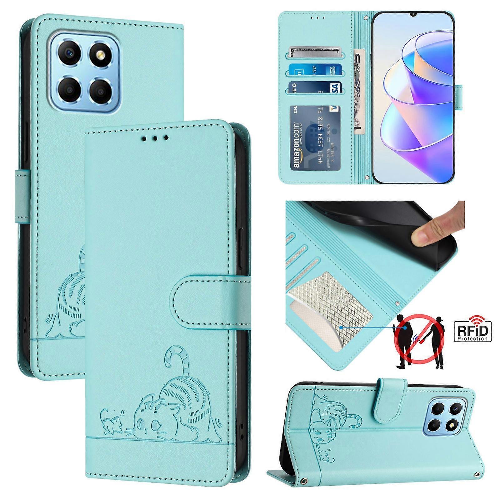 Cat Pattern Case For Honor X8a 5G Global