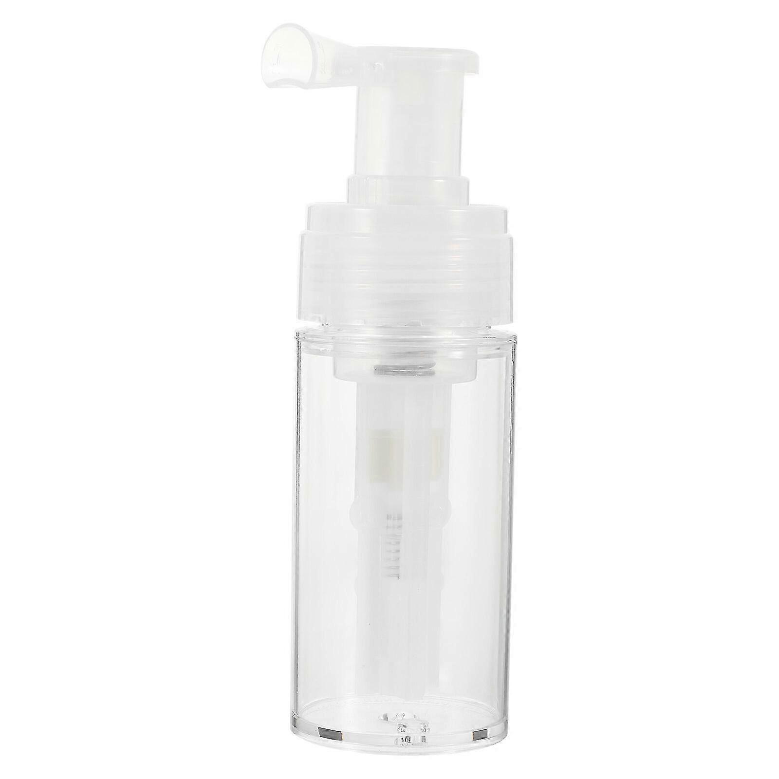 1Pc 110ml Refillable Spray Bottle Portable Travel Bottle Hairdressing Tool Empty Bottle Container (Transparent)