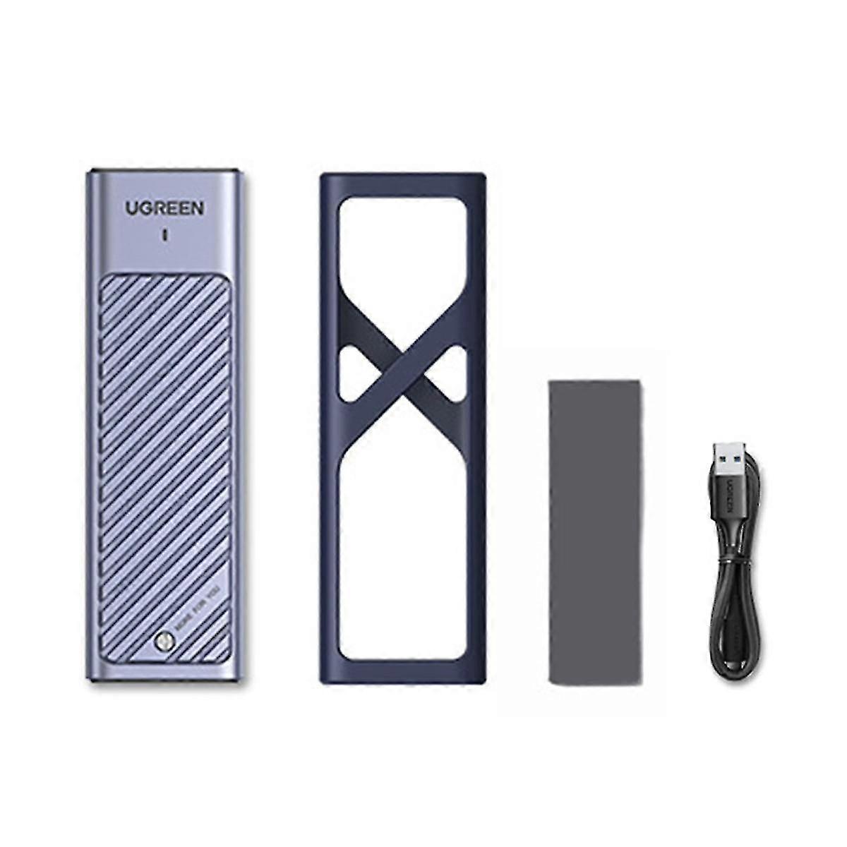 M2 Ssd Case M.2 Sata Enclosure Adapter 10gbps Usb 3.2 Gen2 Usb C External Enclosure Supports M And