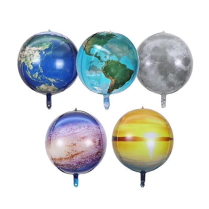 22 Inch Globe Balloons 5pcs,travel Theme Party Decorations Map Balloon