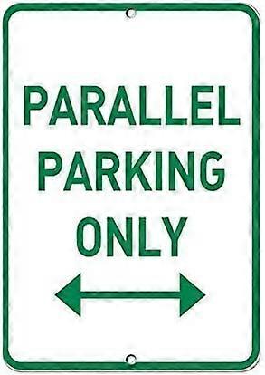 Parallel Parking Only Parking Sign Wall Decor 8x12 Tin Sign
