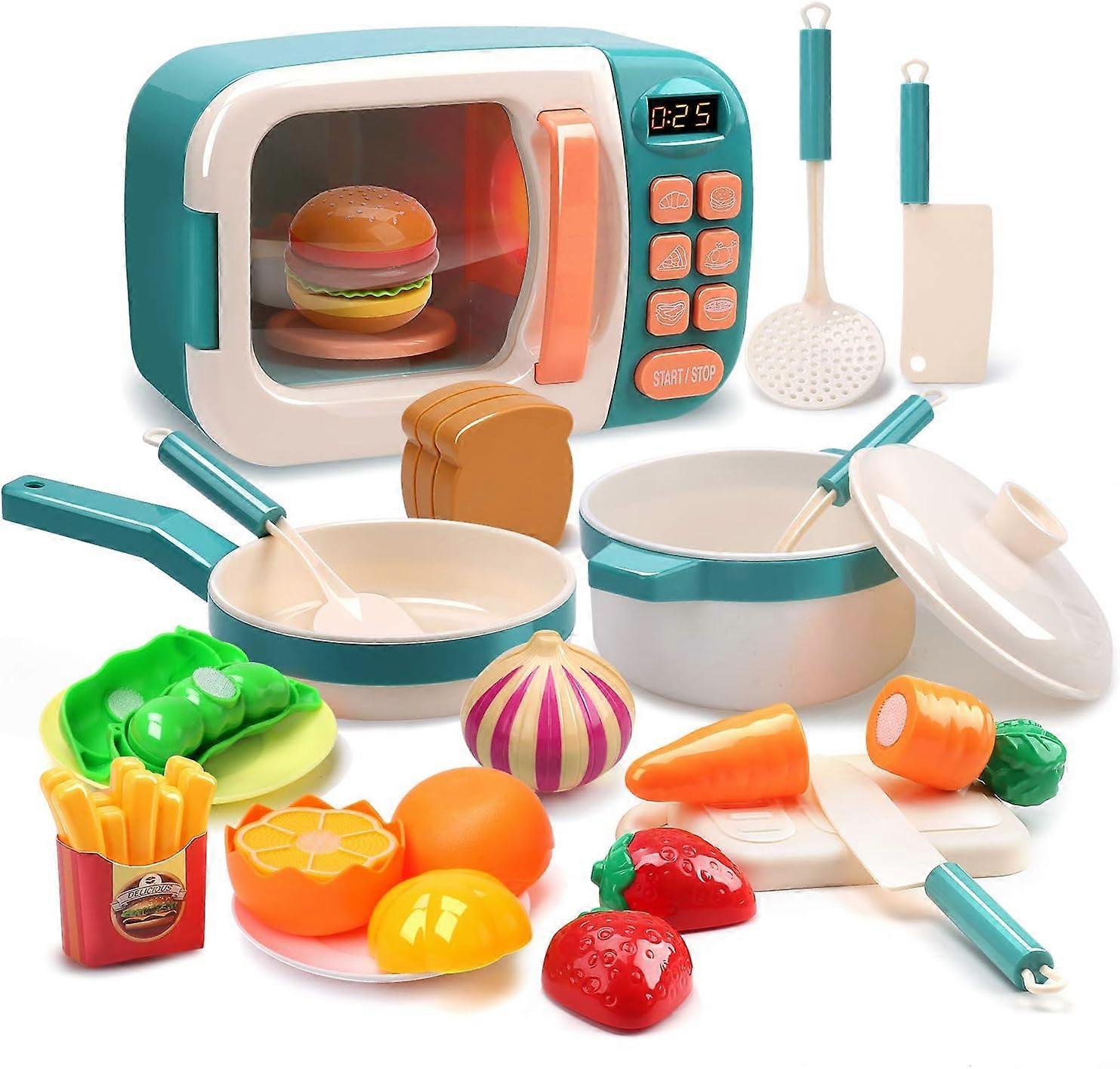 Microondas Brinquedos Cozinha Play Set